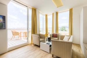 Posedenie v ubytovaní Vienna Grand Apartments DANUBE