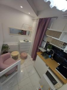 Kuchyň nebo kuchyňský kout v ubytování Barko rooms