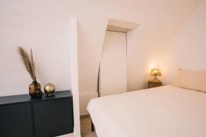 Postel nebo postele na pokoji v ubytování Mas Saint Laurent