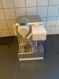 a coffee maker sitting on top of a counter at Lovely apartment in Bergen in Bergen