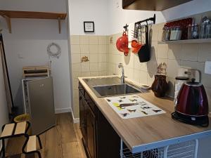 Köök või kööginurk majutusasutuses Gîte les Bois