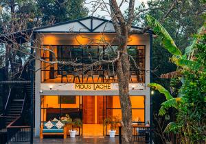 a house with a sign that reads moves kate at Moustache Bhimtal Luxuria, Nainital in Bhīm Tāl