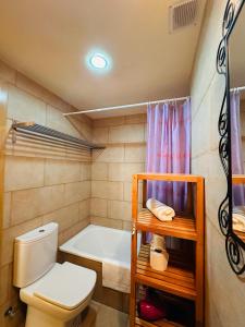 Koupelna v ubytování Bonito Apartamento en Ainsa + 24 fotografií