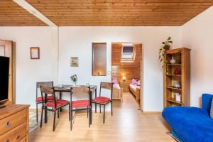 Χώρος καθιστικού στο Apartmenthaus Ferienwohnungen Sila