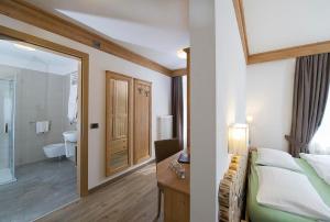 Koupelna v ubytování Hotel Aida