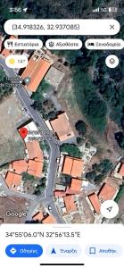 una mappa di una strada con case e edifici di Dorelin House Troodos Area a Kato Amiandos
