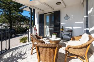 Balkón nebo terasa v ubytování B&B VESUVIAN STONE