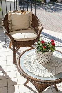 Patio nebo venkovní prostory v ubytování B&B VESUVIAN STONE