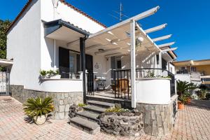 Balkón nebo terasa v ubytování B&B VESUVIAN STONE