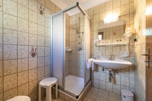 Koupelna v ubytování Zilli Rooms