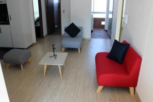 Posezení v ubytování Hospedaje Tunja