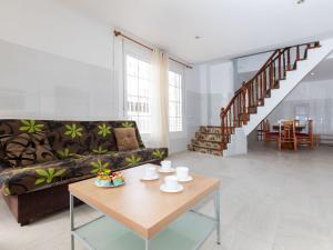 a living room with a couch and a coffee table at Holiday Home Casa del Sol by Interhome in Salou