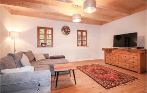 TV a/nebo společenská místnost v ubytování Ferienhaus Im Suedburgenland
