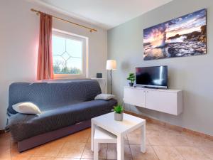 - un salon avec un canapé et une télévision dans l'établissement Apartment Gordana-1 by Interhome, à Labin