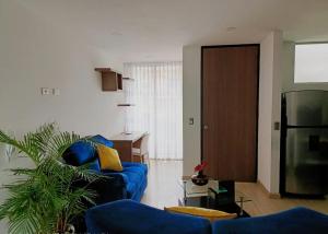 Posezení v ubytování Hospedaje Tunja