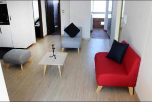 Posezení v ubytování Hospedaje Tunja