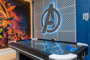 a room with a star trek sign on the wall at 150 Stunning 4BD Perfect for Your Vacation in Davenport