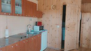 Kuchyň nebo kuchyňský kout v ubytování Treimani Hoovimaja