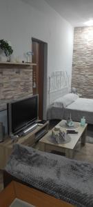 TV i/ili multimedijalni sistem u objektu Mastic House