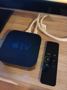 TV a/nebo společenská místnost v ubytování Ferienwohnung in Bühler nähe Appenzell