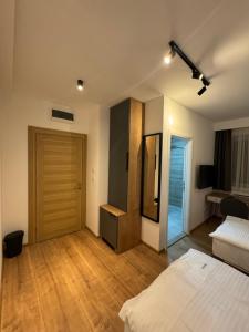 Letto o letti in una camera di Triangle Rooms