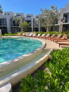 Πισίνα στο ή κοντά στο Tulum Sweet Condo with private pool +36 φωτογραφίες