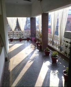 ゴーラクプルにあるInternational Hotel Inの鉢植えの廊下 +34枚の写真