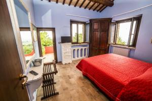 Säng eller sängar i ett rum på Agriturismo Corte Decia