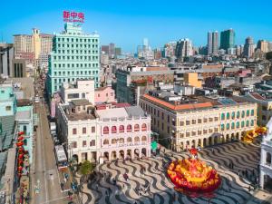 Linna Macau üldine vaade või majutusasutusest Hotel Central 新中央酒店 pildistatud vaade
