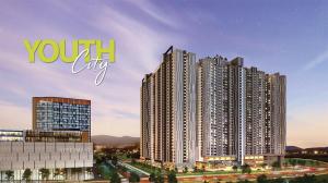a rendering of a large apartment building in a city at Family 2 Rooms w/t Internet Nilai Youth City A07 in Nilai