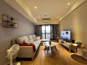 Снимка в галерията на Anping Nordic sea view three bedrooms в Тайнан
