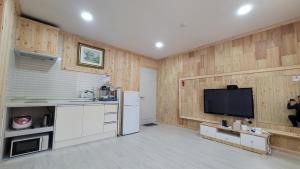 RG度假屋的厨房或小厨房