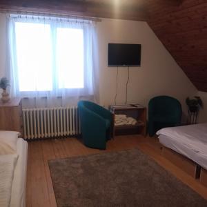 Posteľ alebo postele v izbe v ubytovaní Penzion Helena