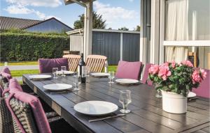 Χώρος καθιστικού στο Holiday Home Lærkemose Dnmkt