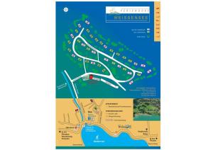 a map of the westervelt preserve at Ferienhäuser im Feriendorf Weissensee im Allgäu F1 in Hafenegg