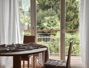 Μπαλκόνι ή βεράντα στο Alpimena Natur-Apartments Meran