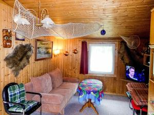 Bungalow und Ferienwohnung auf Rügen的休息区