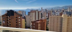 a view of a city with tall buildings at VISTAMAR 33 in Benidorm