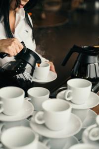 Kaffi- og teaðstaða á Ocean Hotel