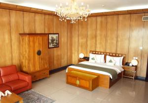 Rúm í herbergi á Lagos Oriental Hotel +37 myndir