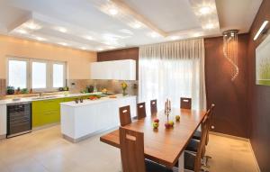 Η κουζίνα ή μικρή κουζίνα στο Nice Home In Karojba With Sauna