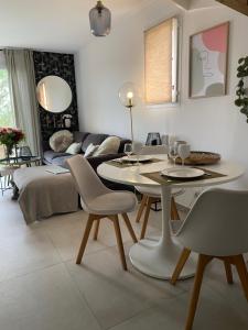 Χώρος καθιστικού στο La petite bastide de Provence