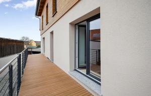 Μπαλκόνι ή βεράντα στο Haus Alte Schmiede, Apt 3 +10 φωτογραφίες