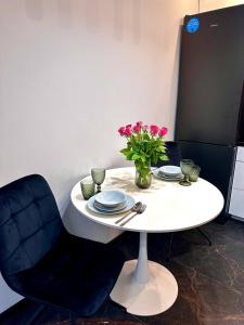 Χώρος καθιστικού στο Apartament Jutrzenki