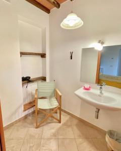 Koupelna v ubytování B&B Alloro