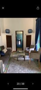 Posezení v ubytování Riad Malida Marrakech