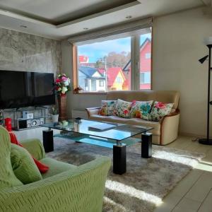 Posezení v ubytování Hokkaido Hakodate Onuma National Park Kenzo's House