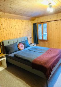 Postel nebo postele na pokoji v ubytování Charming, well-equipped Alpine apartment + 15 fotografií