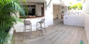 Balkon ili terasa u objektu Joli studio le Caribbean Tropical