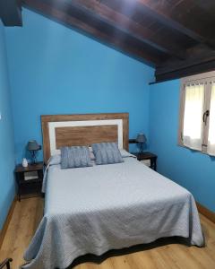 Postel nebo postele na pokoji v ubytování Casa Rural Larraldea